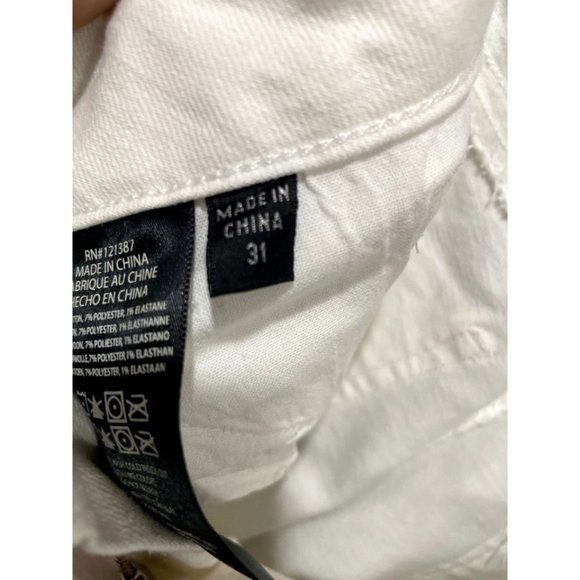 YUMMIE TUMMIE Womens Slimming mid-rise Skimmer White Size W 31" NWT simi_re-sell - Picture 12 of 12